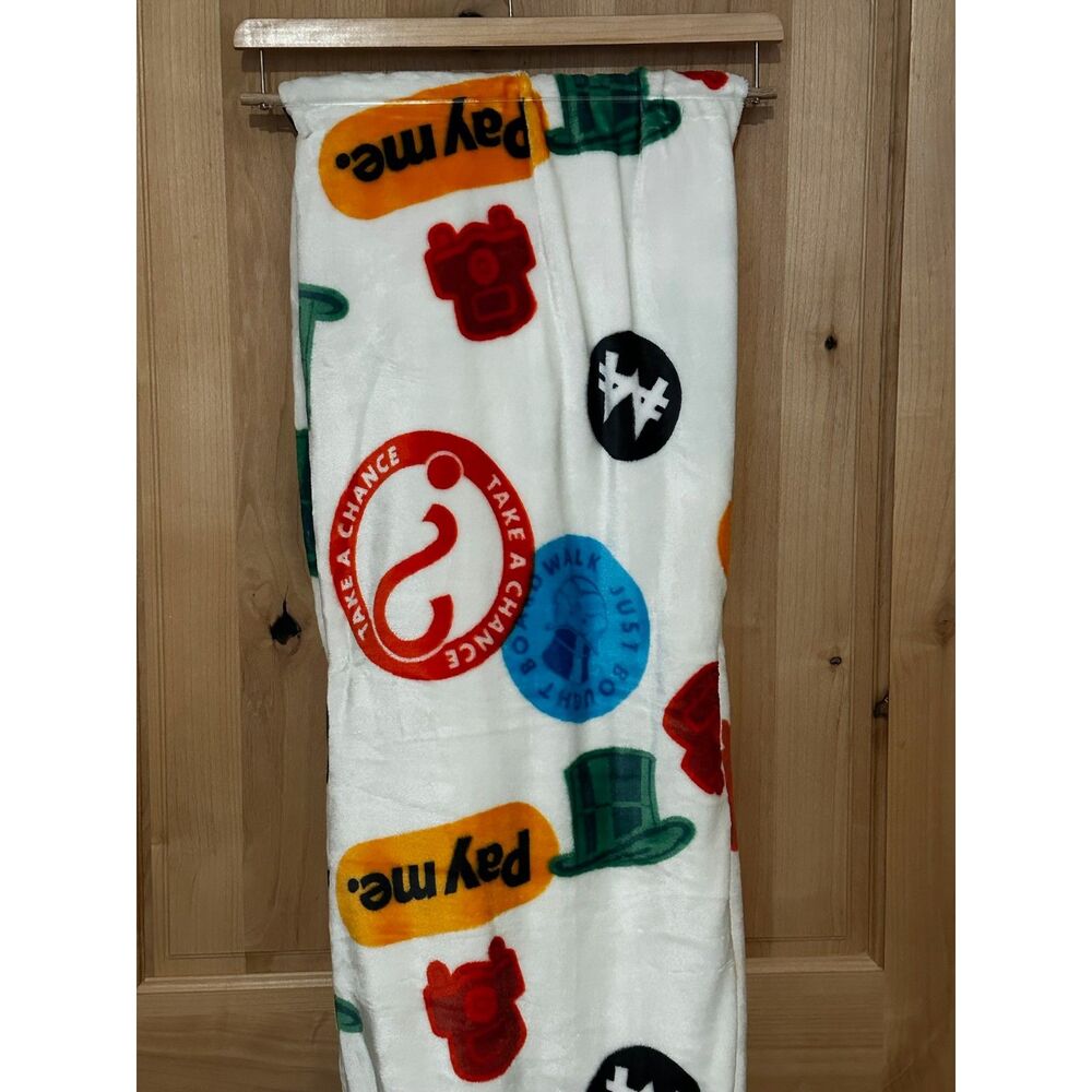 Monopoly Cloud Throw 60"x70" NWT